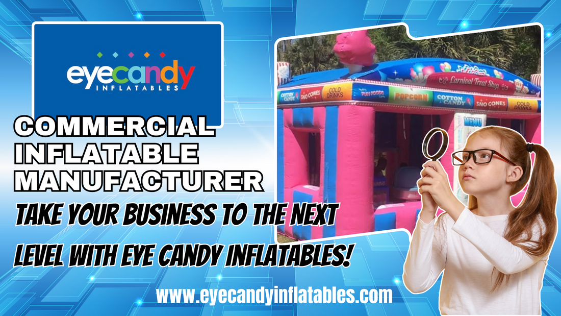 High-Quality Commercial Bounce House  - Eye Candy Inflatables