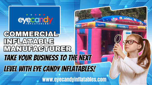 High-Quality Commercial Bounce House  - Eye Candy Inflatables