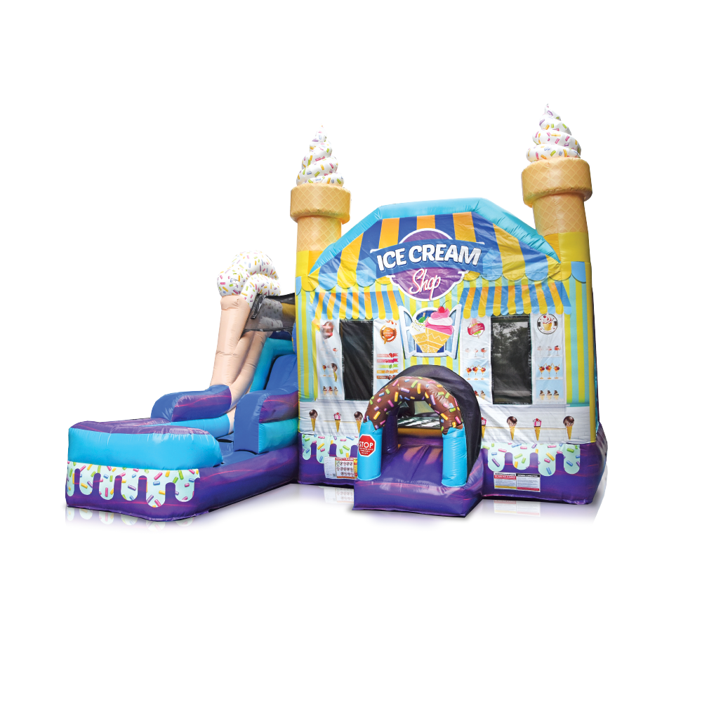 Ice Co Inflatable Ice Cream Shop Combo Wet/Dry – Eyecandy Inflatables