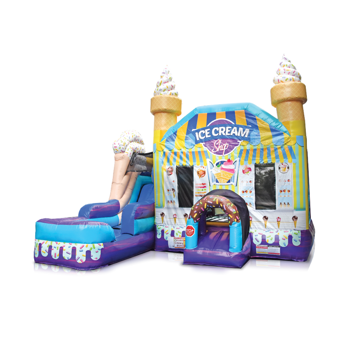 Ice Cream Shop Combo Wet/Dry – Eyecandy Inflatables