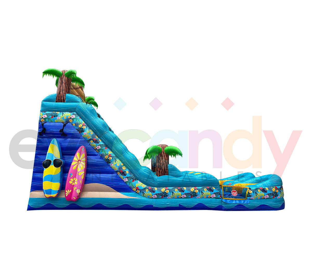Beach Party 18’ Single Lane Slide