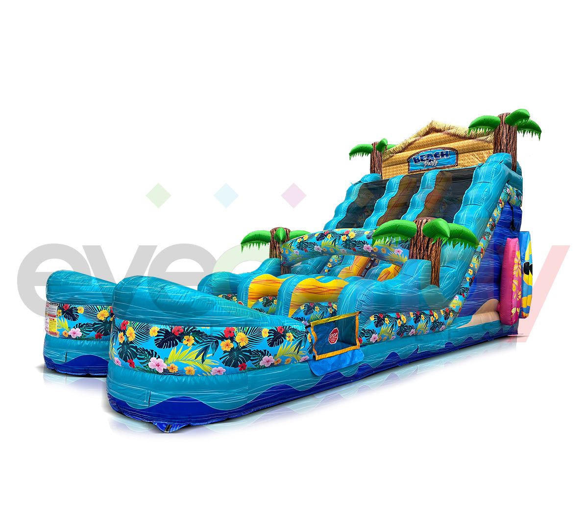 Beach Party 21’ Dual Lane Slide