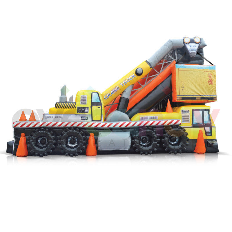 Crane Truck Inflatable Slide